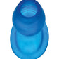 Oxballs Glowhole 2 Hollow Buttplug w/LED Insert Large - Blue Morph