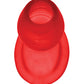 Oxballs Glowhole 2 Hollow Buttplug w/LED Insert Large - Red Morph