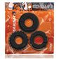 Oxballs Bonemaker 3 Pack Cockring Kit - Black