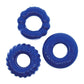 Oxballs Bonemaker 3 Pack Cockring Kit - Pool blue