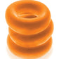 Oxballs Fat Willy 3 Pack Jumbo Cock Rings - Orange