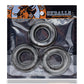 Oxballs Fat Willy 3 Pack Jumbo Cock Rings - Steel