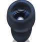 Oxballs Morphhole 2 Gaper Plug Large - Black Ice