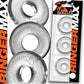 Oxballs Ringer Max 3 Pack Cockrings - Clear