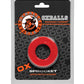 Oxballs Atomic Jock Sprocket Cockring - Red