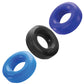 Hunky Junk C Ring Multi Pack - Cobalt Pack of 3