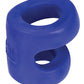 Hunky Junk Connect Cock Ring w/Balltugger - Cobalt