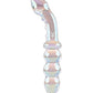 Playboy Pleasure Anal Dildo | Clear Jewels Double Dildo | Glass Dildo with Anal Beads