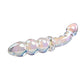 Playboy Pleasure Anal Dildo | Clear Jewels Double Dildo | Glass Dildo with Anal Beads