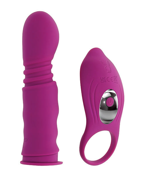 Playboy Pleasure Match Play Dual Vibrator - Fuchsia