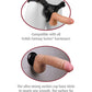 Real Feel Realistic Dildo | Deluxe No 3 7" Big Dildo | Waterproof Suction Cup Dildo | Black Vibrating Dildo