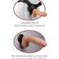 Real Feel Realistic Dildo | Deluxe Suction Cup Dildo | No 5 8" Big Dildo | Waterproof Brown Vibrating Dildo