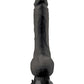 Real Feel Realistic Dildo | Deluxe Suction Cup Dildo | No 7 9" Big Dildo | Waterproof Black Vibrating Dildo