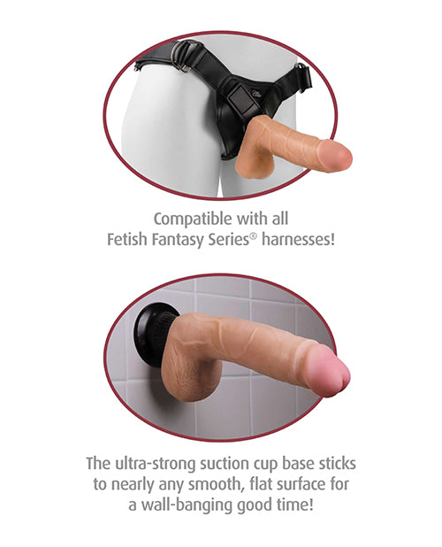 Real Feel Suction Cup Dildo | Deluxe No 10 Vibrating Dildo | 10" Big Dildo | Waterproof Brown Realistic Dildo