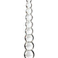 Icicles No 2 Realistic Dildo | Hand Blown Glass Dildo Massager | Clear Rippled Large Dildo