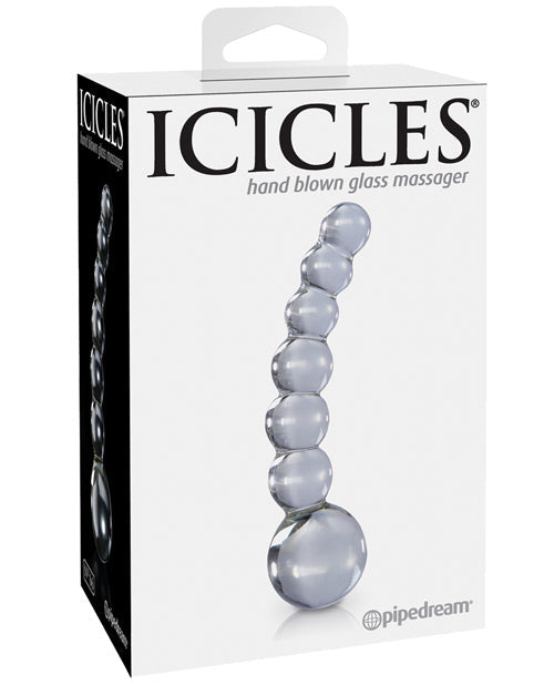 Icicles No 66 Big Dildo | Hand Blown Glass Dildo | G-Spot Realistic Dildo | Clear Large Dildo