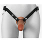 Fantasy X-tensions Elite 6" Silicone Hollow Strap-on w/Harness - Brown