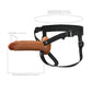 Fantasy X-Tensions Elite 8" Silicone Hollow Strap-on w/Harness - Brown