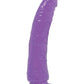 Basix Rubber Works Large Dildo | Purple Slim 7" Big Dildo | Suction Cup Dildo | Best Dildo