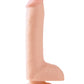 Basix Rubber Works Large Dildo | Flesh 8" Big Dildo | Suction Cup Dildo | Best Dildo