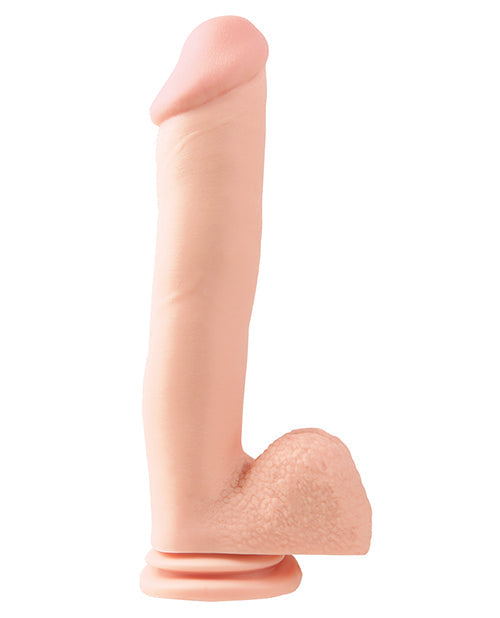 Basix Rubber Works Realistic Dildo | 12" Flesh Big Dildo | Suction Cup Dildo