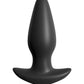 Anal Fantasy Collection Remote Control Silicone Plug - Black