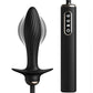 Anal Fantasy Elite Collection Auto Throb Inflatable Vibrating Plug - Black