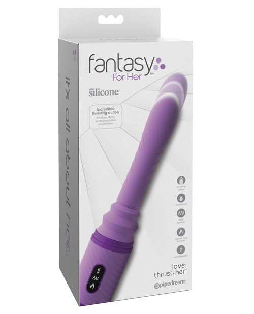 Fantasy For Her Thrusting Vibrator | Love Her Warming Vibrator | Purple G Spot Vibrator | Best Vibrator for Women