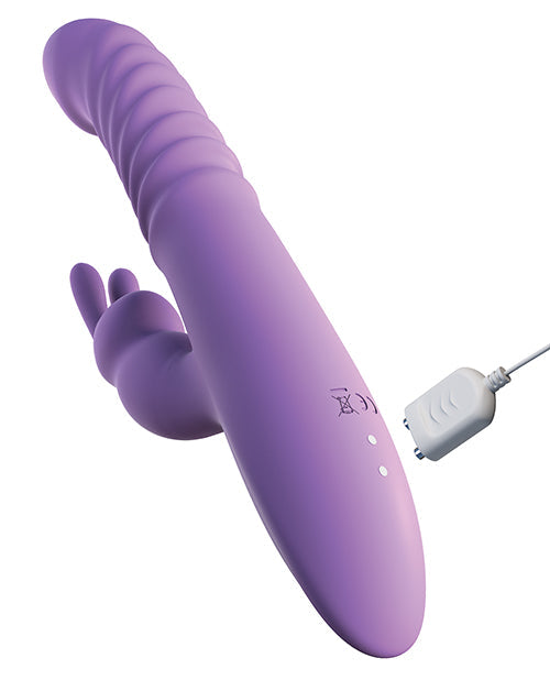 Fantasy for Her Rabbit Vibrator | Ultimate Thrusting Vibrator | Silicone Purple G Spot Vibrator