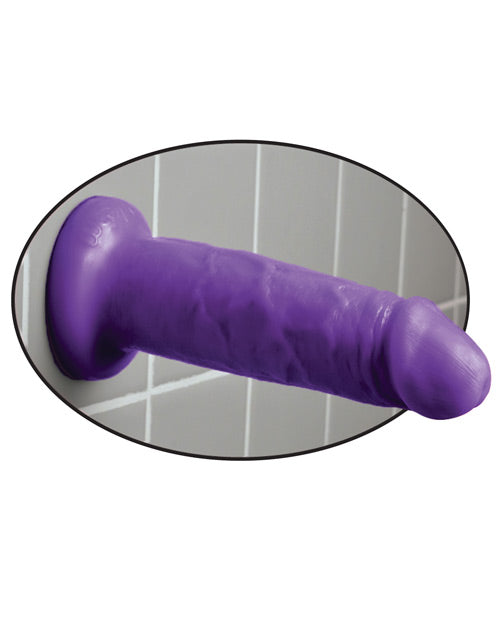 Dillio 6" Big Dildo | Chub Purple Large Dildo | Realistic Dildo | Suction Cup Dildo