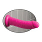 Dillio 8" Big Dildo | Flexible Pink Strap On Dildo Compatible | Realistic Suction Cup Dildo