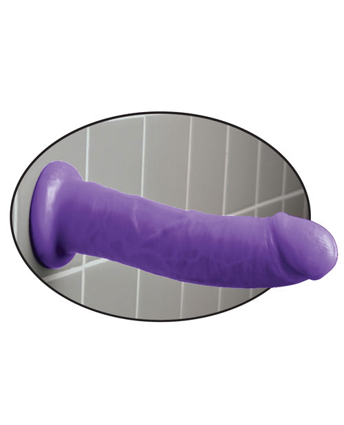 Dillio 8" Big Dildo | Purple Realistic Dildo | Suction Cup Dildo | Large Dildo