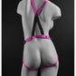 Dillio 7" Strap-On Suspender Harness Set - Pink