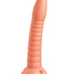 Dillio Platinum Large Dildo | 7" Big Dildo | Wild Thing Silicone Dildo | Peach Suction Cup Dildo