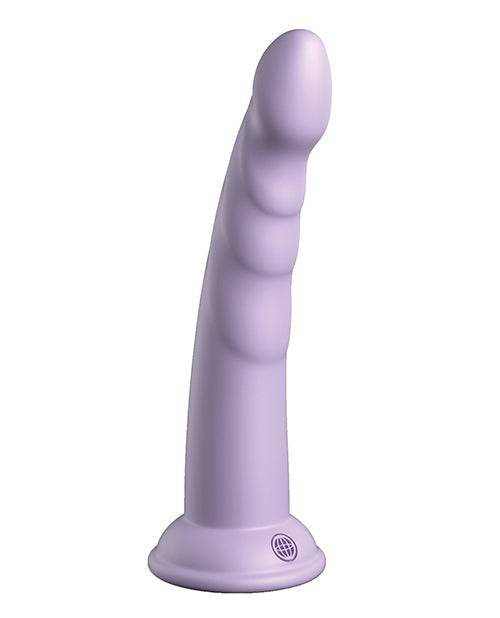 Dillio Large Dildo | Platinum 7" Big Dildo | Slim Silicone Dildo | Purple Suction Cup Dildo