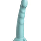 Dillio Large Dildo | Platinum 7" Big Dildo | Slim Silicone Dildo | Teal Suction Cup Dildo