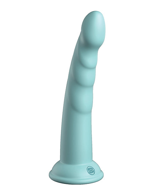 Dillio Large Dildo | Platinum 7" Big Dildo | Slim Silicone Dildo | Teal Suction Cup Dildo