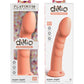 Dillio Platinum Large Dildo | 8" Big Dildo | Super Silicone Dildo | Peach Suction Cup Dildo