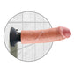 King Cock 8" Big Dildo | Vibrating Dildo | Flesh Suction Cup Dildo | Large Dildo