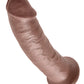 King Cock 9" Big Black Dildo | Brown Suction Cup Dildo | Realistic Dildo | Large Dildo