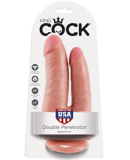 King Cock Realistic Dildo | Double Penetrator Big Dildo | Flesh Suction Cup Dildo