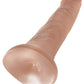 King Cock 5" Big Dildo | Tan Suction Cup Dildo | Realistic Dildo | Large Dildo