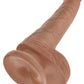 King Cock 6" Dildo with Balls | Tan Suction Cup Dildo | Realistic Dildo | Large Dildo