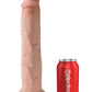 King Cock 13" Big Dildo | Flesh Suction Cup Dildo | Large Dildo | Giant Dildo