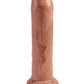 King Cock 7" Big Dildo | Uncut Large Dildo | Tan Suction Cup Dildo | Realistic Dildo