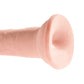 King Cock Plus Large Dildo | 8" Big Dildo | Triple Density Suction Cup Dildo