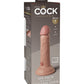 King Cock Elite Large Dildo | Light 6" Big Dildo | Dual Density Silicone Suction Cup Dildo