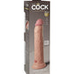 King Cock Elite Large Dildo | Light 9" Big Dildo | Dual Density Silicone Suction Cup Dildo