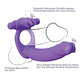 Fantasy C-Ringz Silicone Double Pene Rabbit - Purple