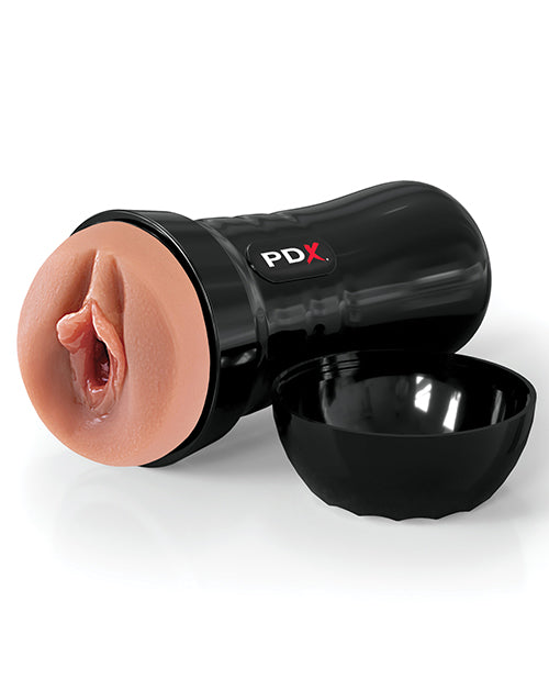 PDX Extreme Wet Pussies Super Juicy Snatch Stroker - Brown